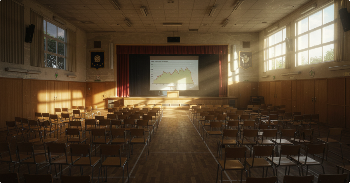 An empty classroom